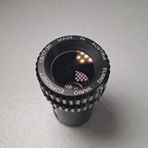 Eumig Vario Eupronet 1.6 17-30 Lens Made in Austria Vintage Black Photography